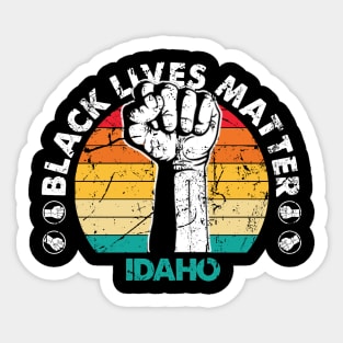 Idaho black lives matter political protest Sticker